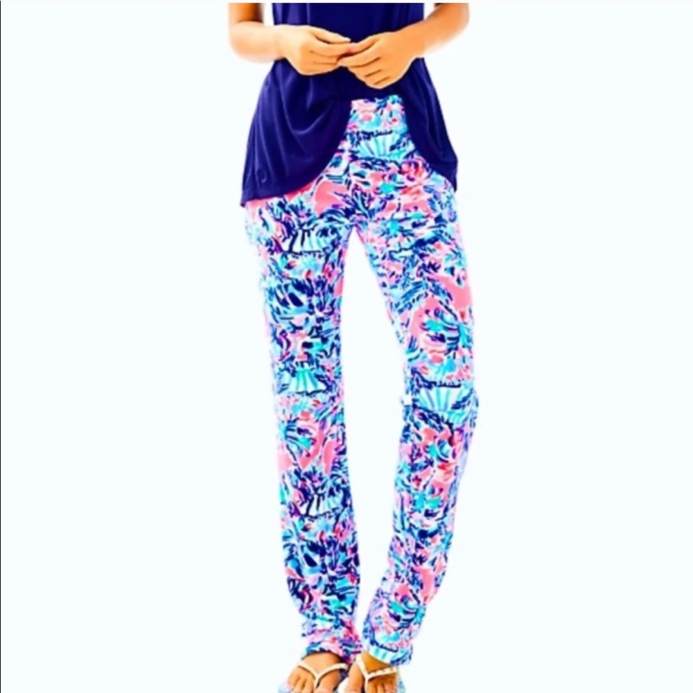 Lilly Pulitzer Jordynne velour pant M NWOT